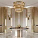 Lustre suspendu en cristal