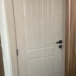 Porte chambre beige