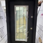 Porte sécurité 3837 noir D 120/215cm