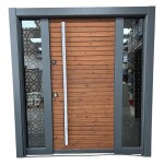Porte avec bois